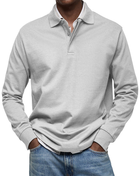 Elhanan | Stilvolles Poloshirt mit Langen Ärmeln