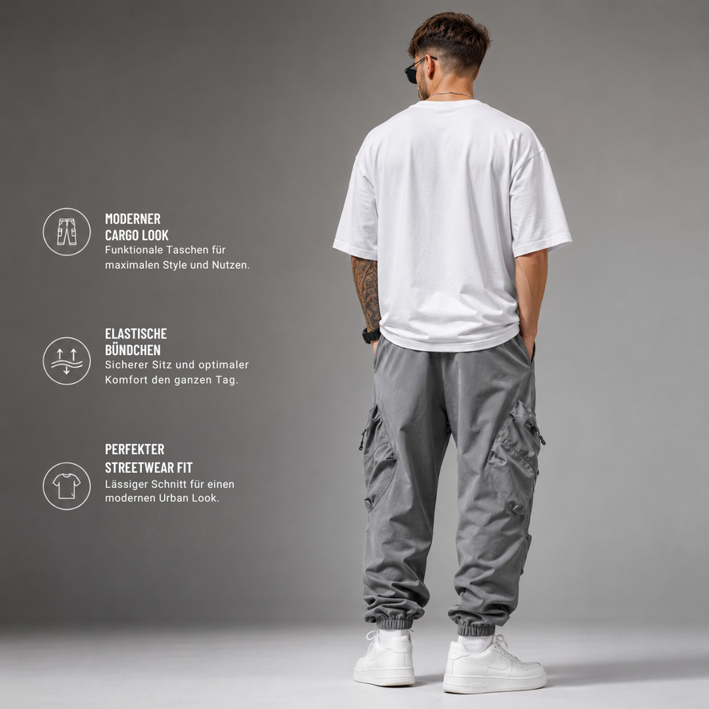 LIAM - Herren Outdoor Cargo-Hose mit Bündchen