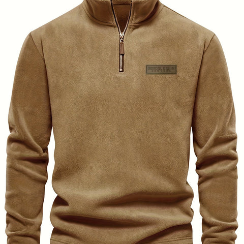 FleeceWarm™ – Herren Winter-Halbzippullover (Regular Fit)