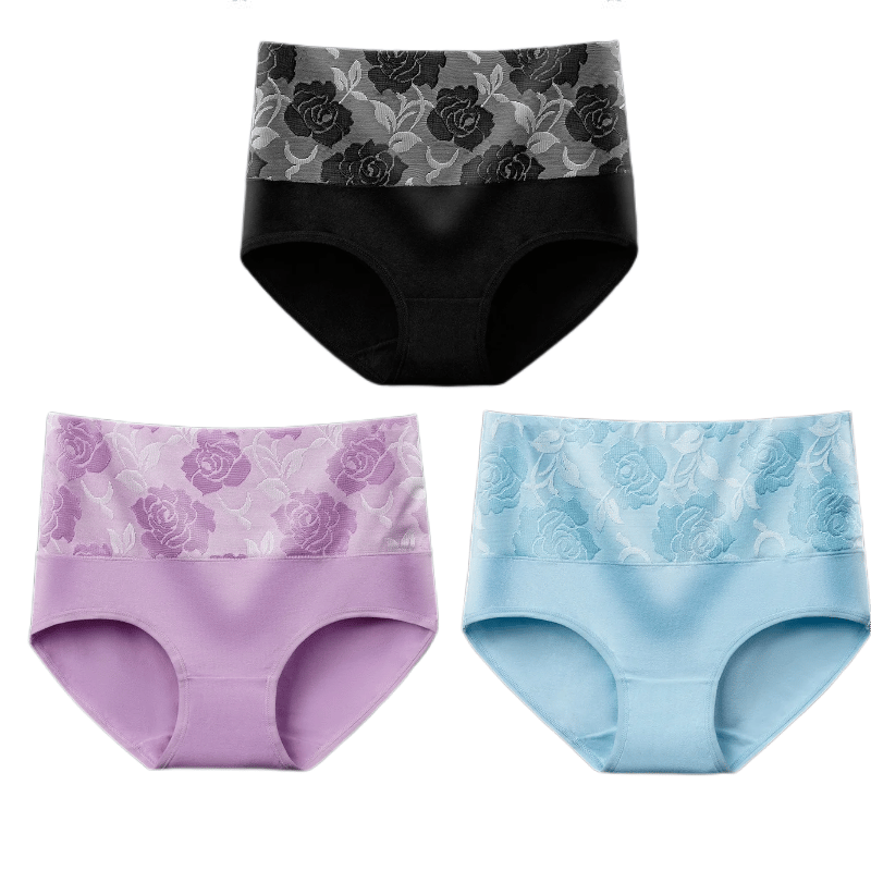 🔥Damen-Slip mit hoher Taille und Bauchkontrolle in Übergröße