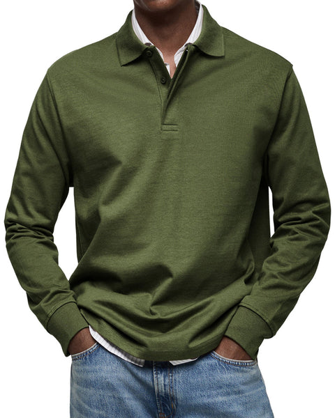 Elhanan | Stilvolles Poloshirt mit Langen Ärmeln