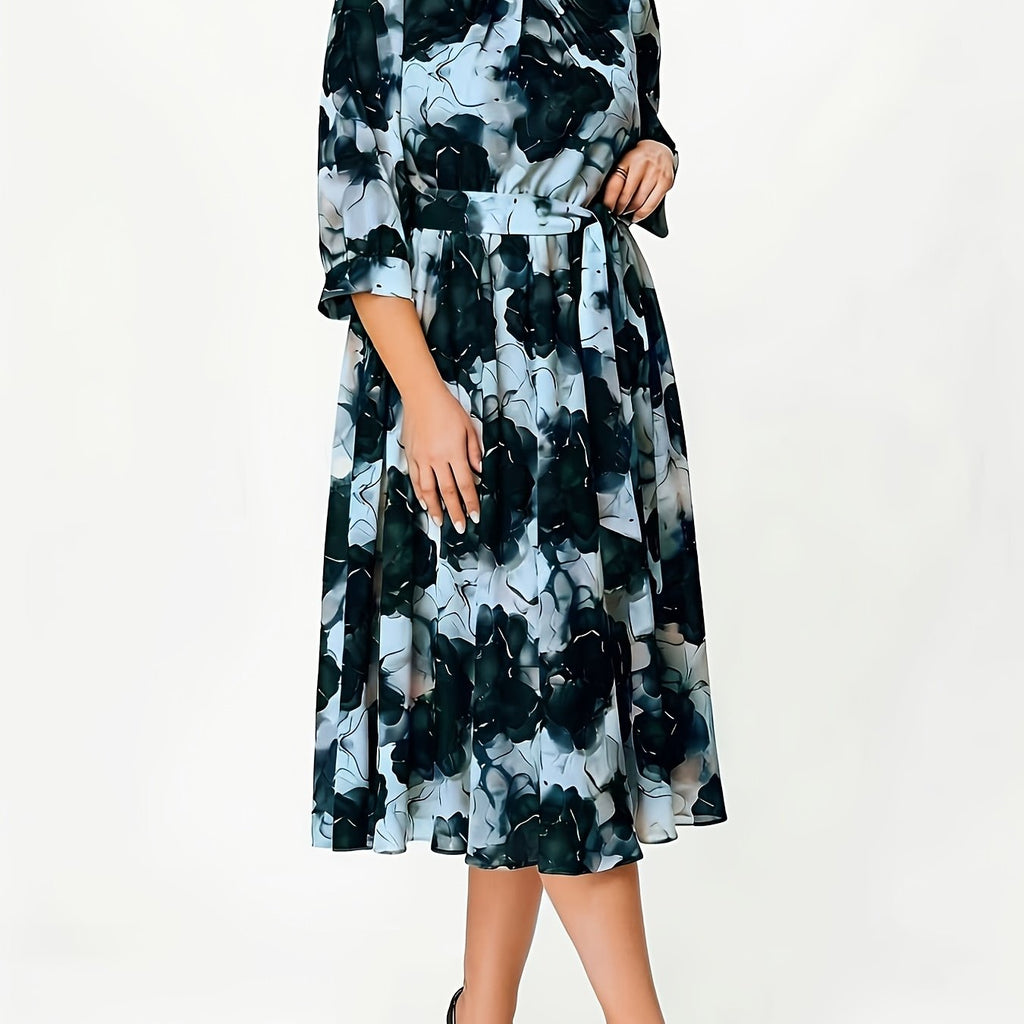 Lioressa – Luftiges Midikleid mit femininem Blumenprint