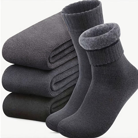 FrostWalk™ – 3-Paar flauschige, dicke Herren-Winterthermosocken