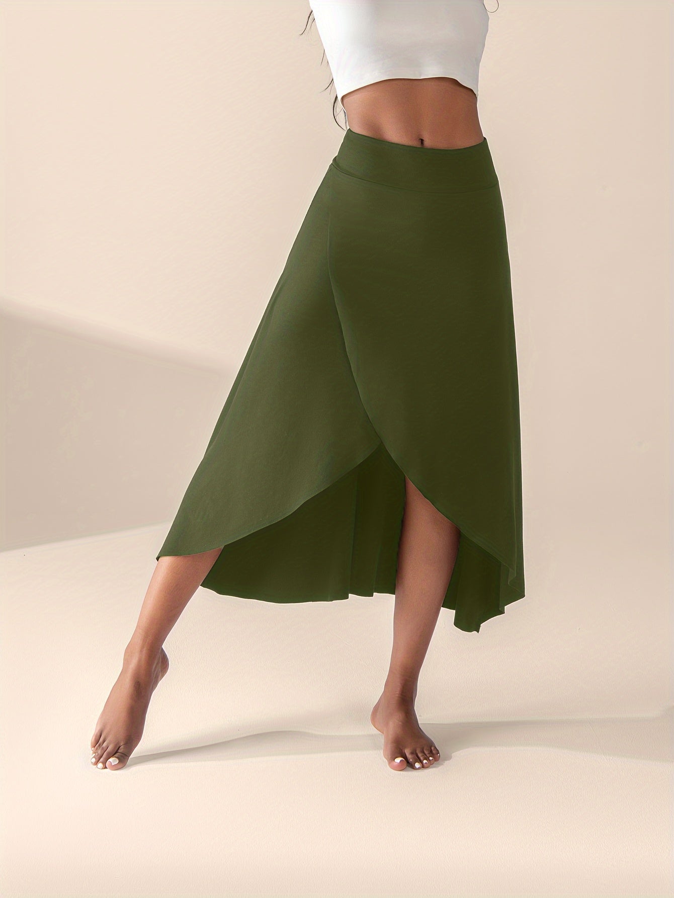 Eleganter Damen-Rock mit integrierten Shorts & Taschen