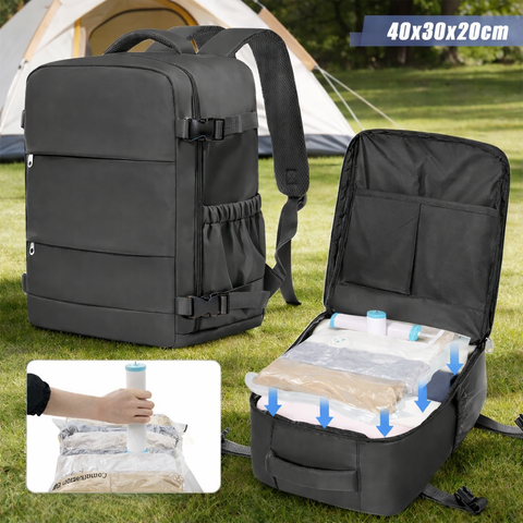 AeroPack | Ultraleichter Reiserucksack mit Vakuum-Kompressionssystem