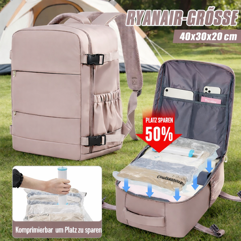 AeroPack | Ultraleichter Reiserucksack mit Vakuum-Kompressionssystem