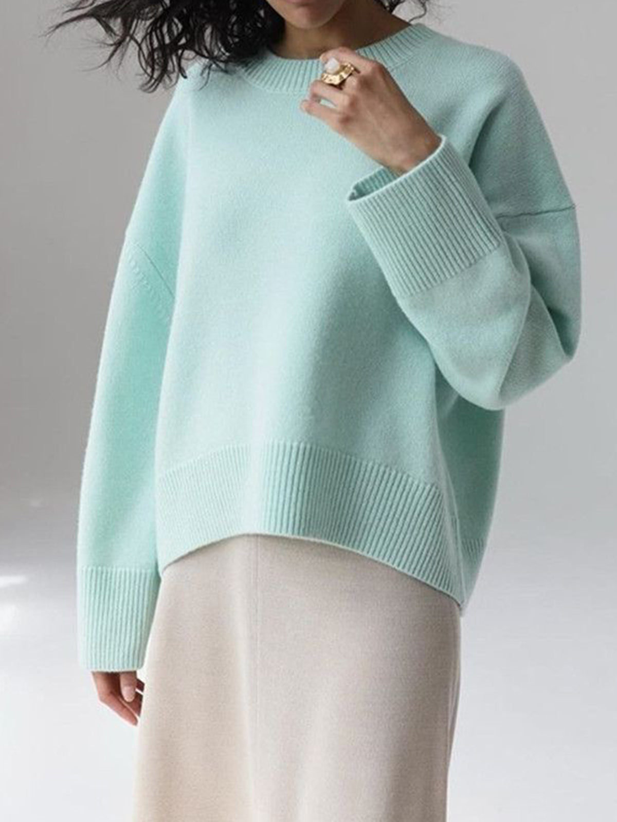 Zuckerwatte Oversized Pullover Sweater