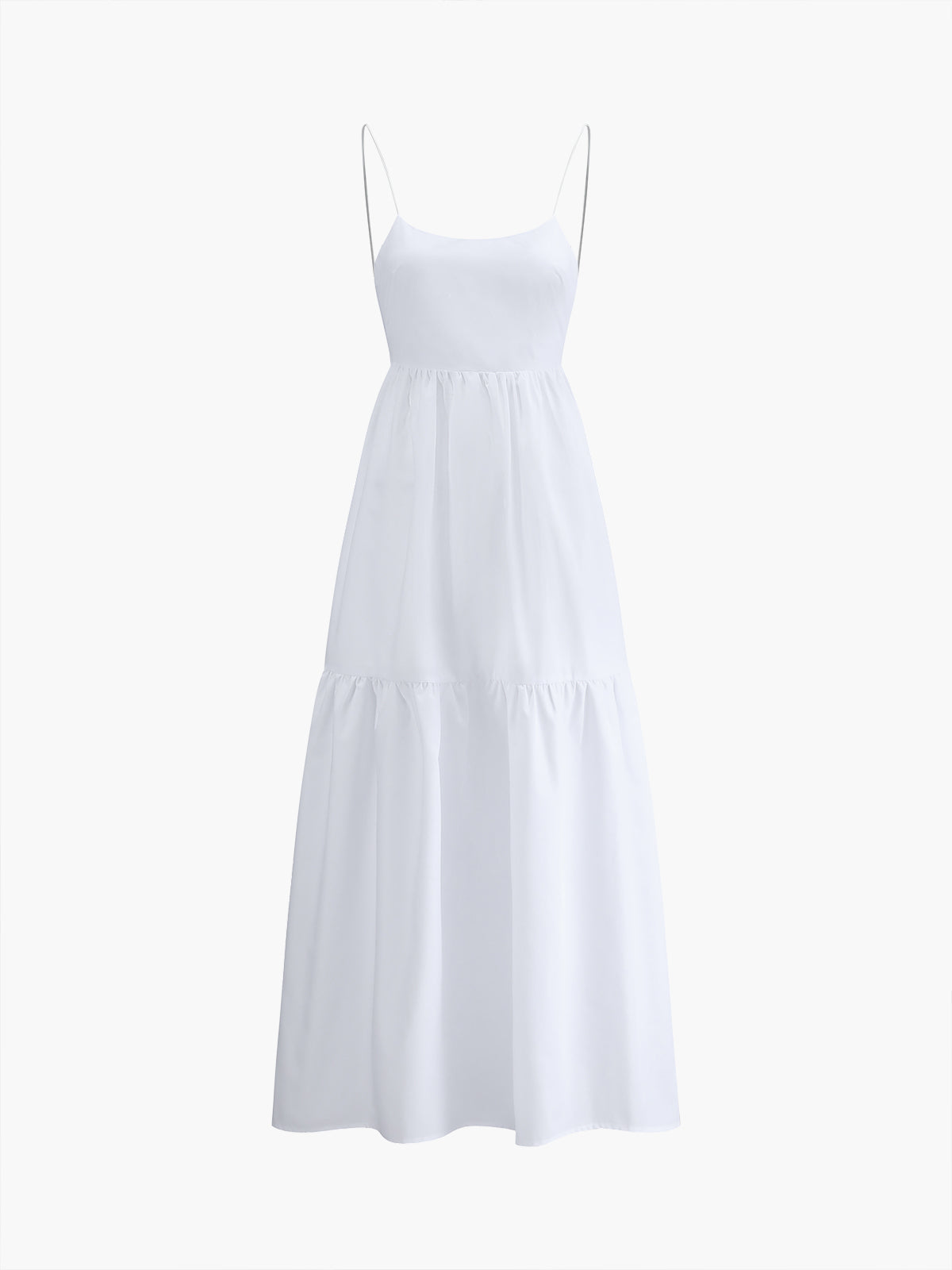 Solides Rückfreies Langkleid