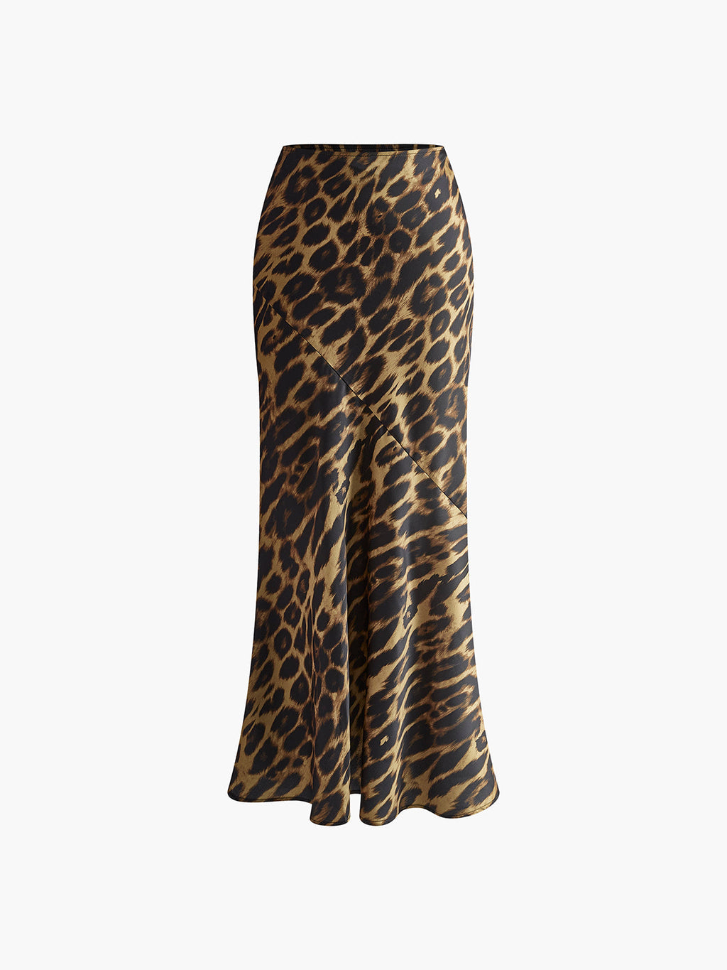 Slim Leopard Print Maxi Rock