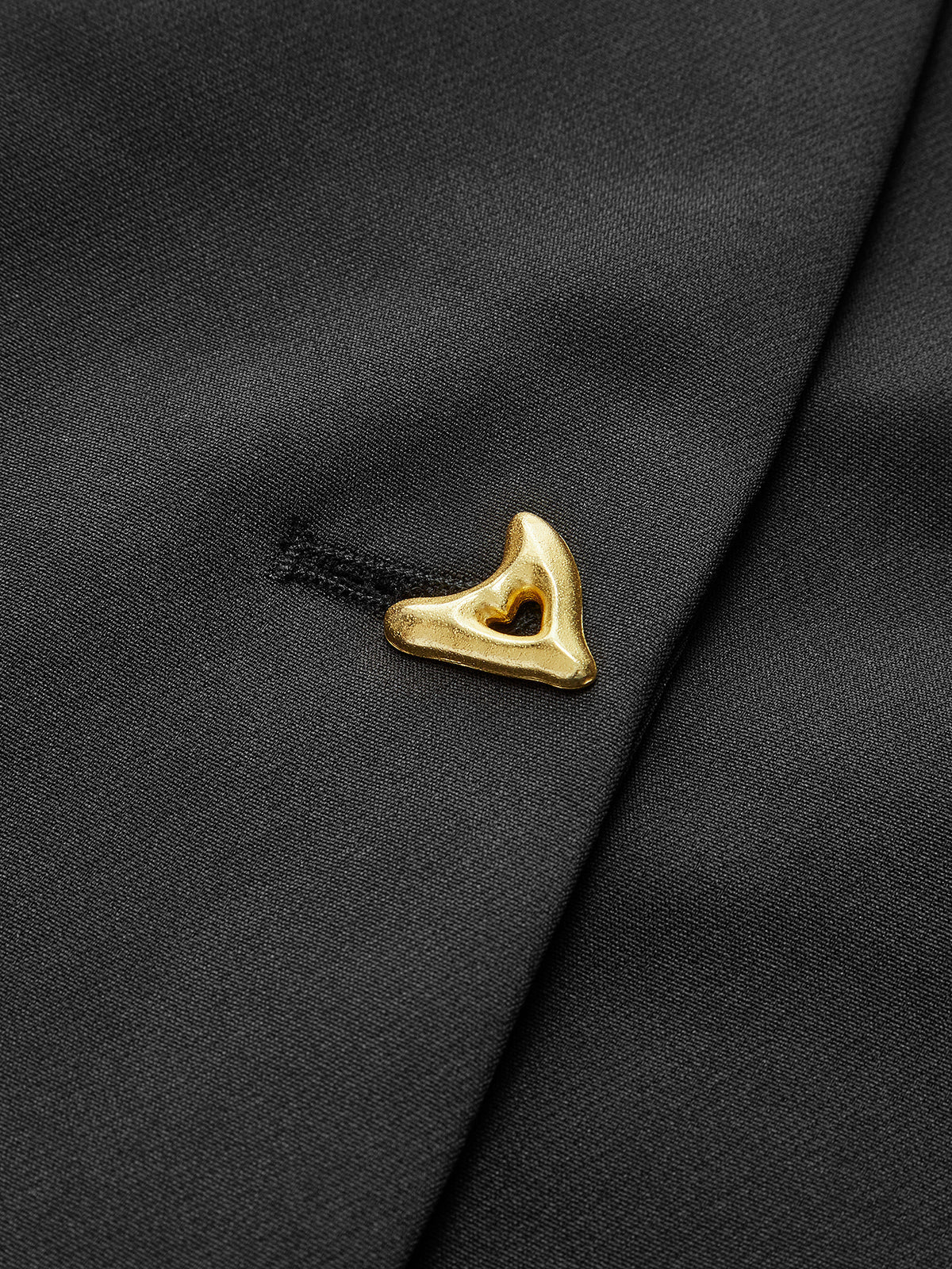 Trendige V-Ausschnitt Bluse mit Knöpfen