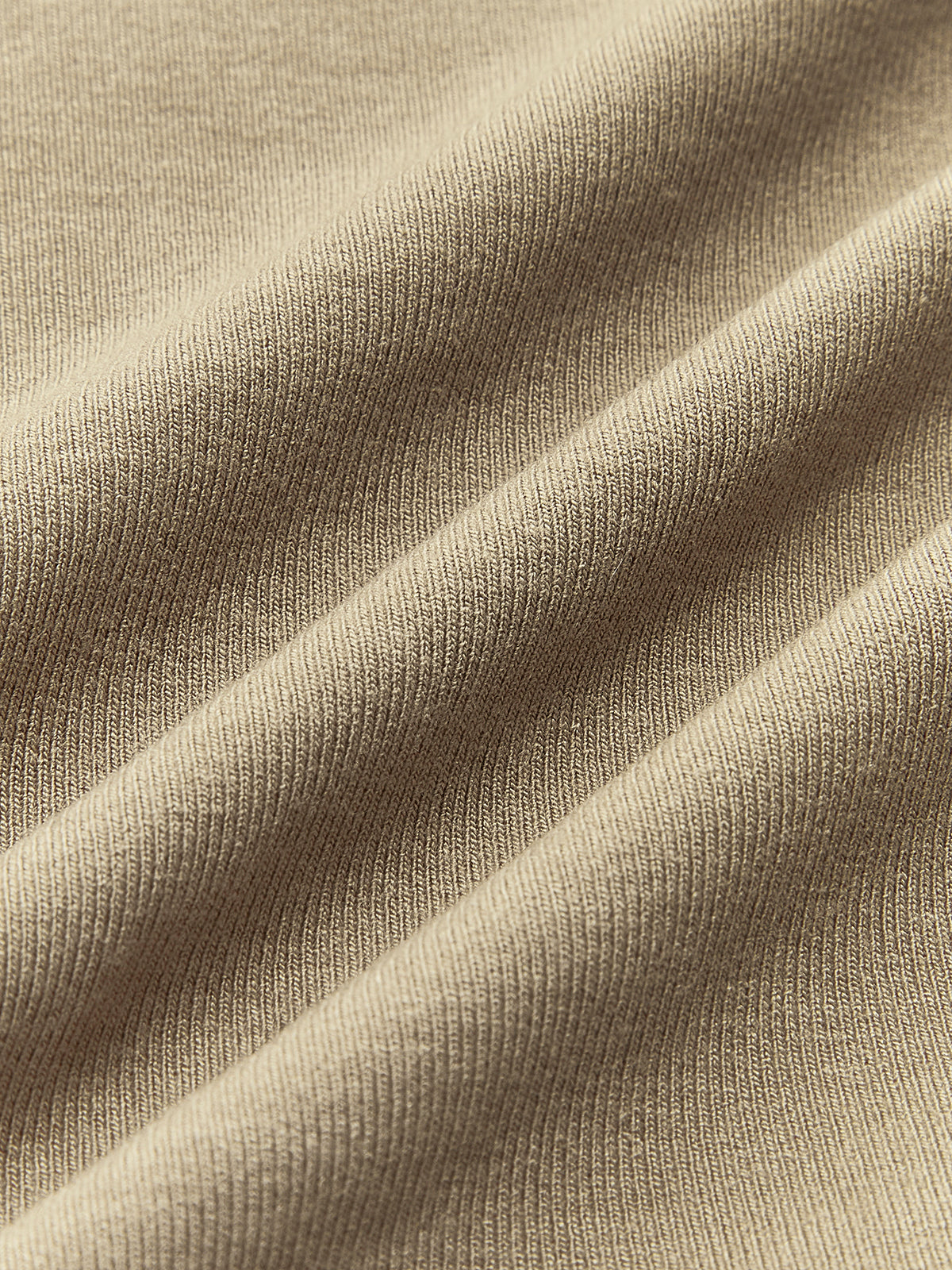 Rippstrick Langarm Asymmetrisches Shirt