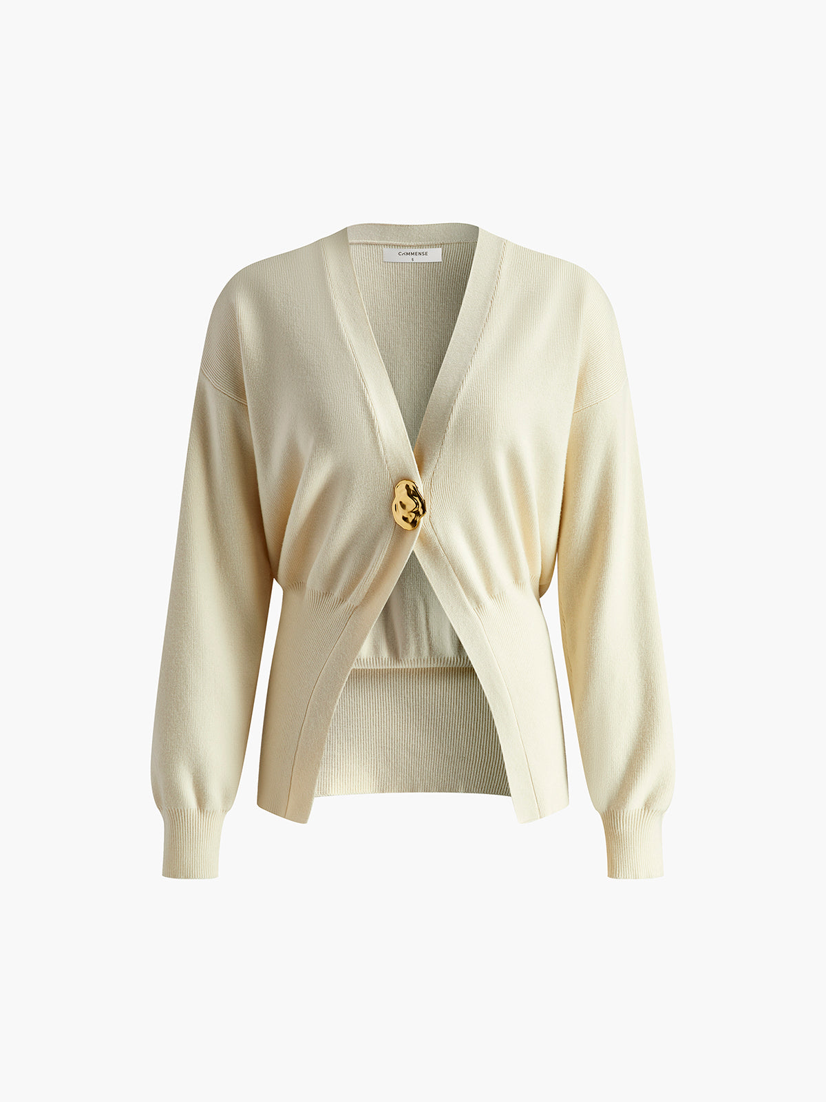 Goldener Knopf Einfacher Cardigan
