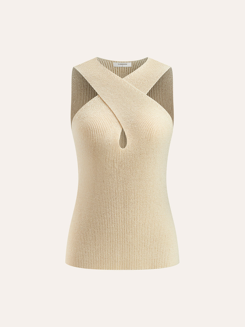 Halter Cross-Over Kragen Tank Top