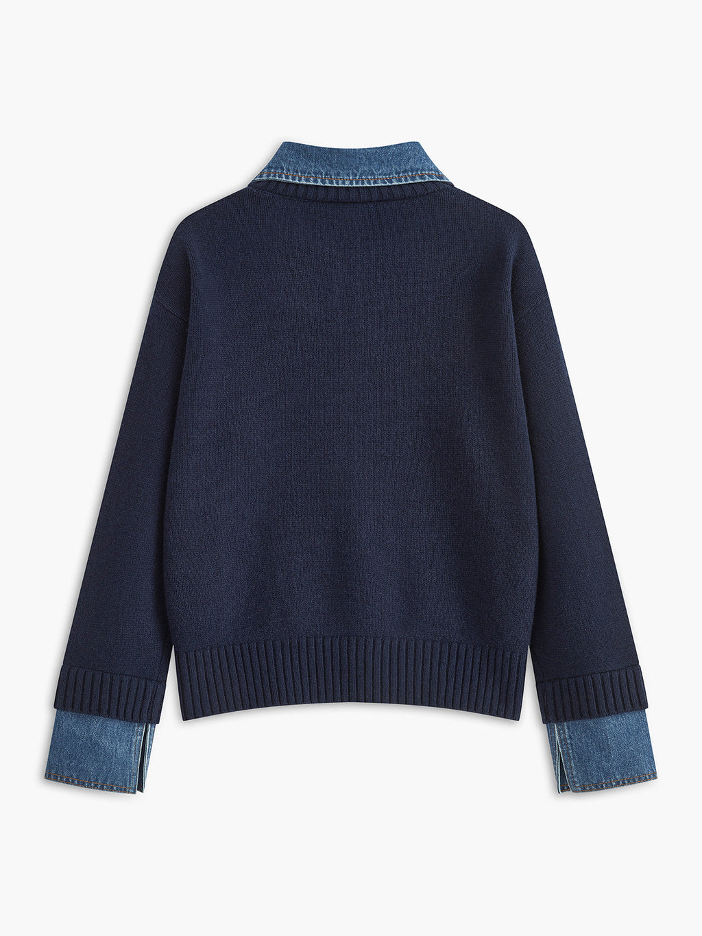 2 in 1 Panel Revers-Pullover
