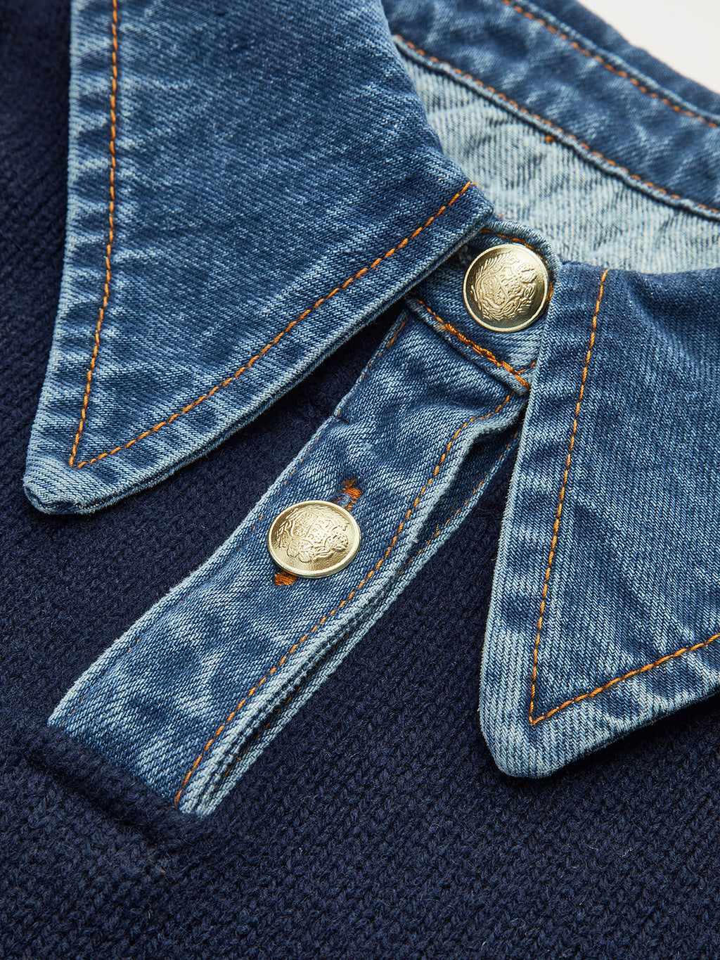 2 in 1 Panel Revers-Pullover