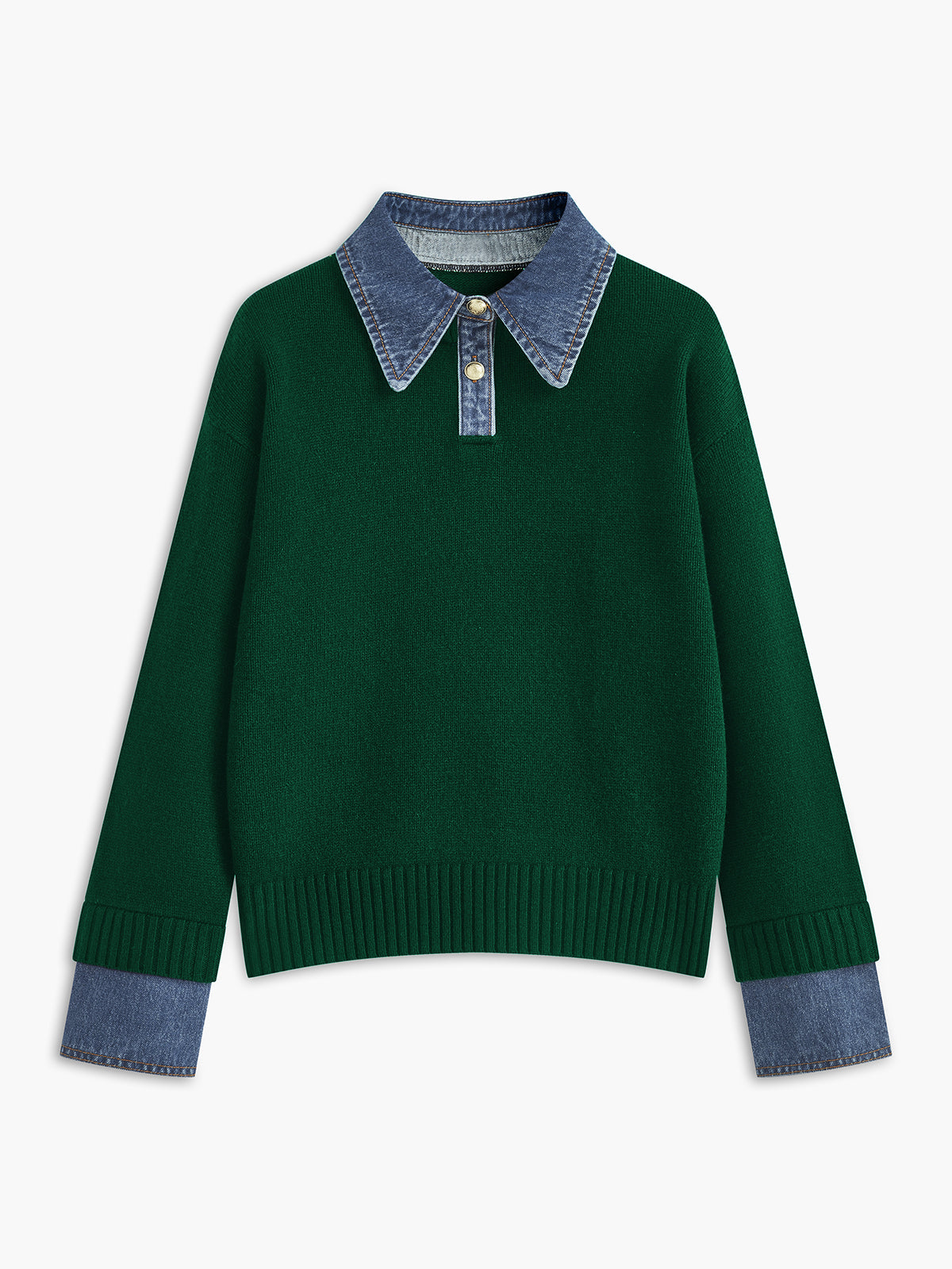 2 in 1 Panel Revers-Pullover