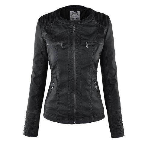 Monika™ | Robuste und elegante Lederjacke