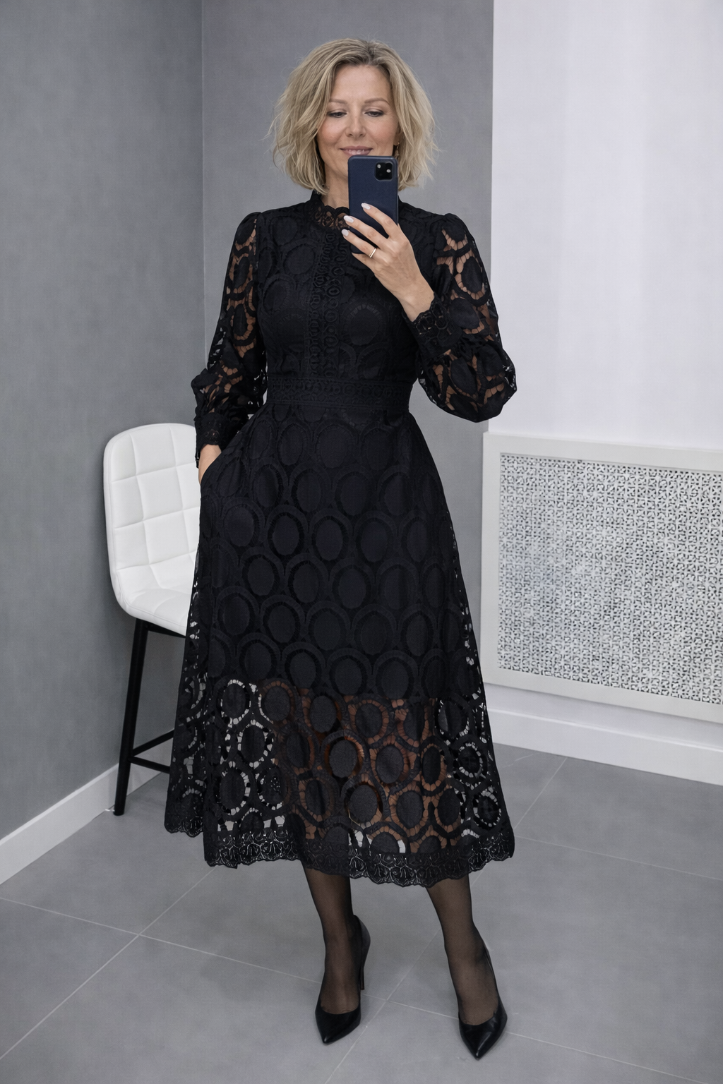 Seravelle – Sinnliches Spitzen-Maxikleid