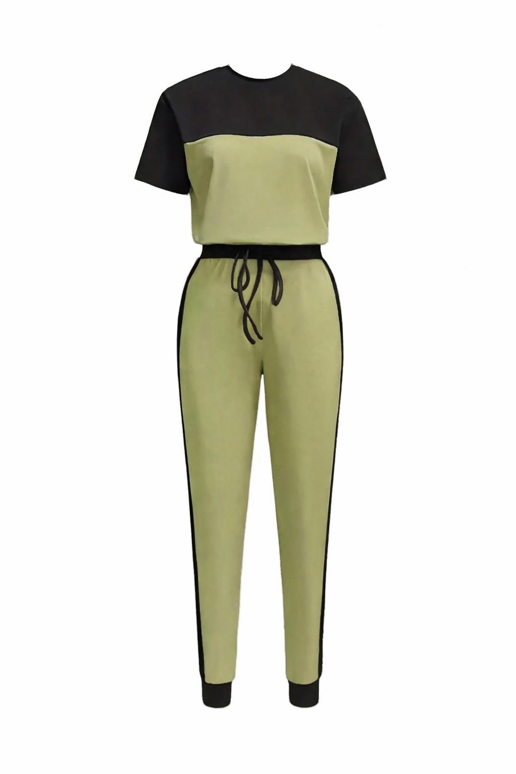 2-teiliges Sommer Set - Lässiges Rundhals T-Shirt und verlängerte Hosen