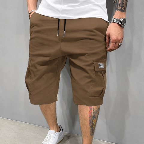 Leichte Cargoshorts – Atmungsaktives Material, sichere Taschen, knielang