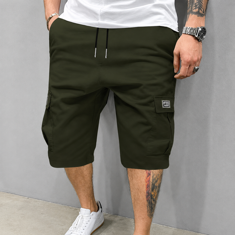 Leichte Cargoshorts – Atmungsaktives Material, sichere Taschen, knielang