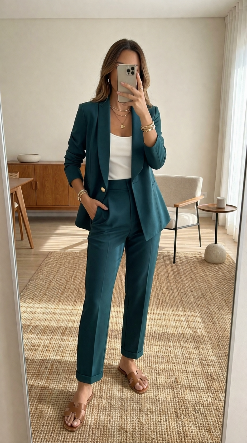Norelia – Elegantes Damen-Anzug-Set für Büro & Freizeit, atmungsaktiv und bügelfrei