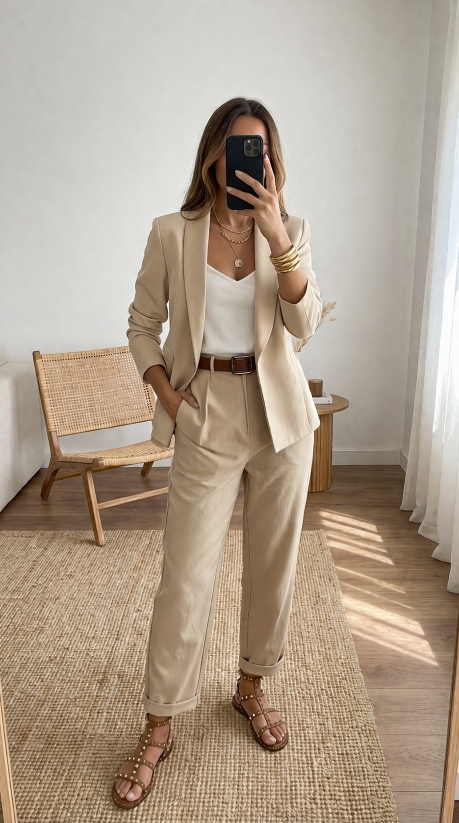 Norelia – Elegantes Damen-Anzug-Set für Büro & Freizeit, atmungsaktiv und bügelfrei