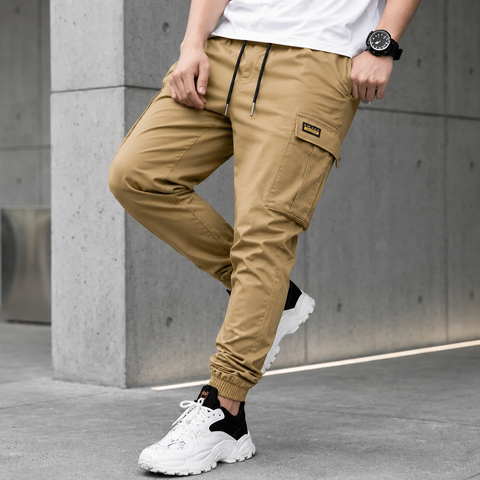 Lässige Cargohose für Herren mit Kordelzug