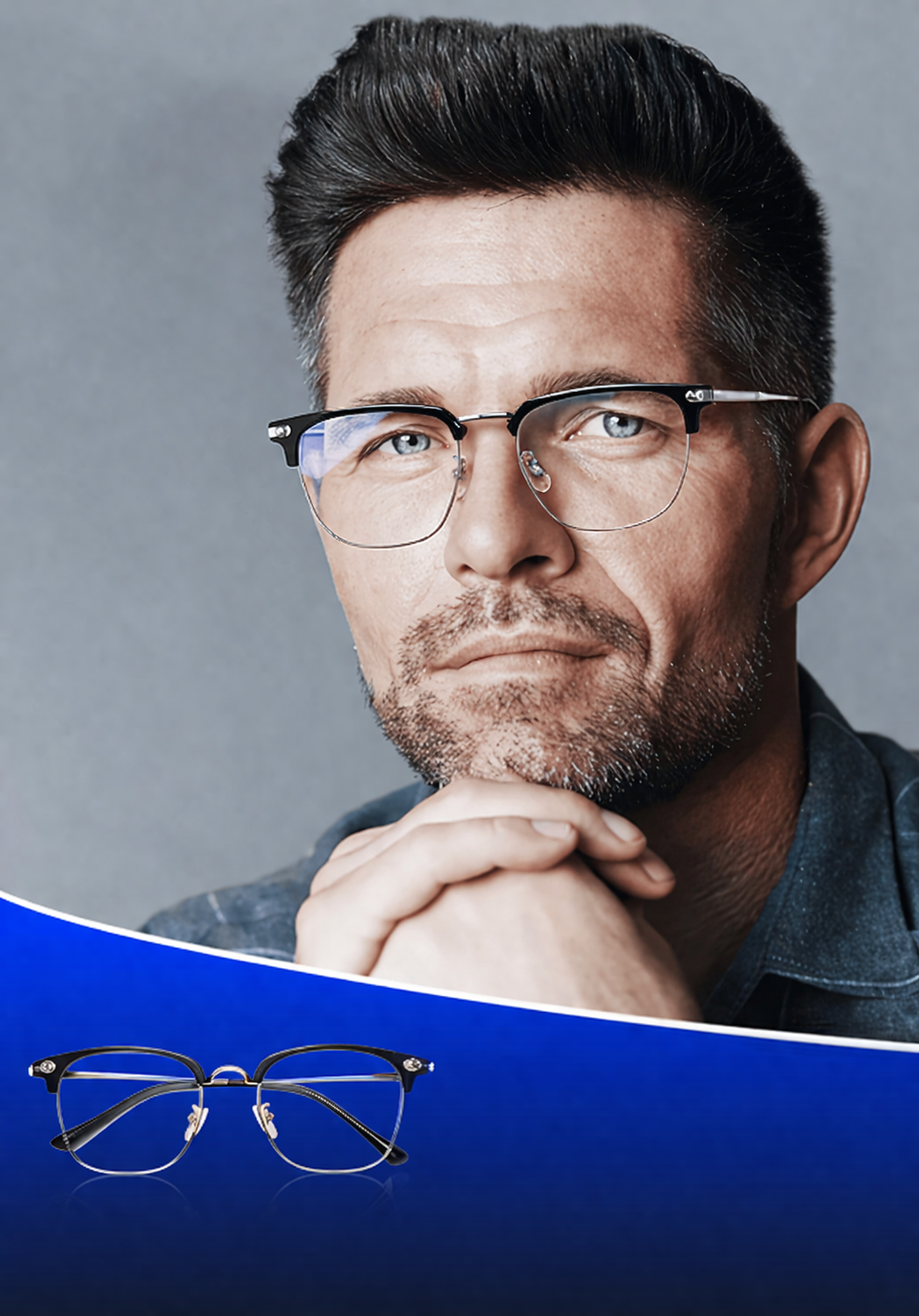 UltraLight Anti-Blaulicht-Lesebrille