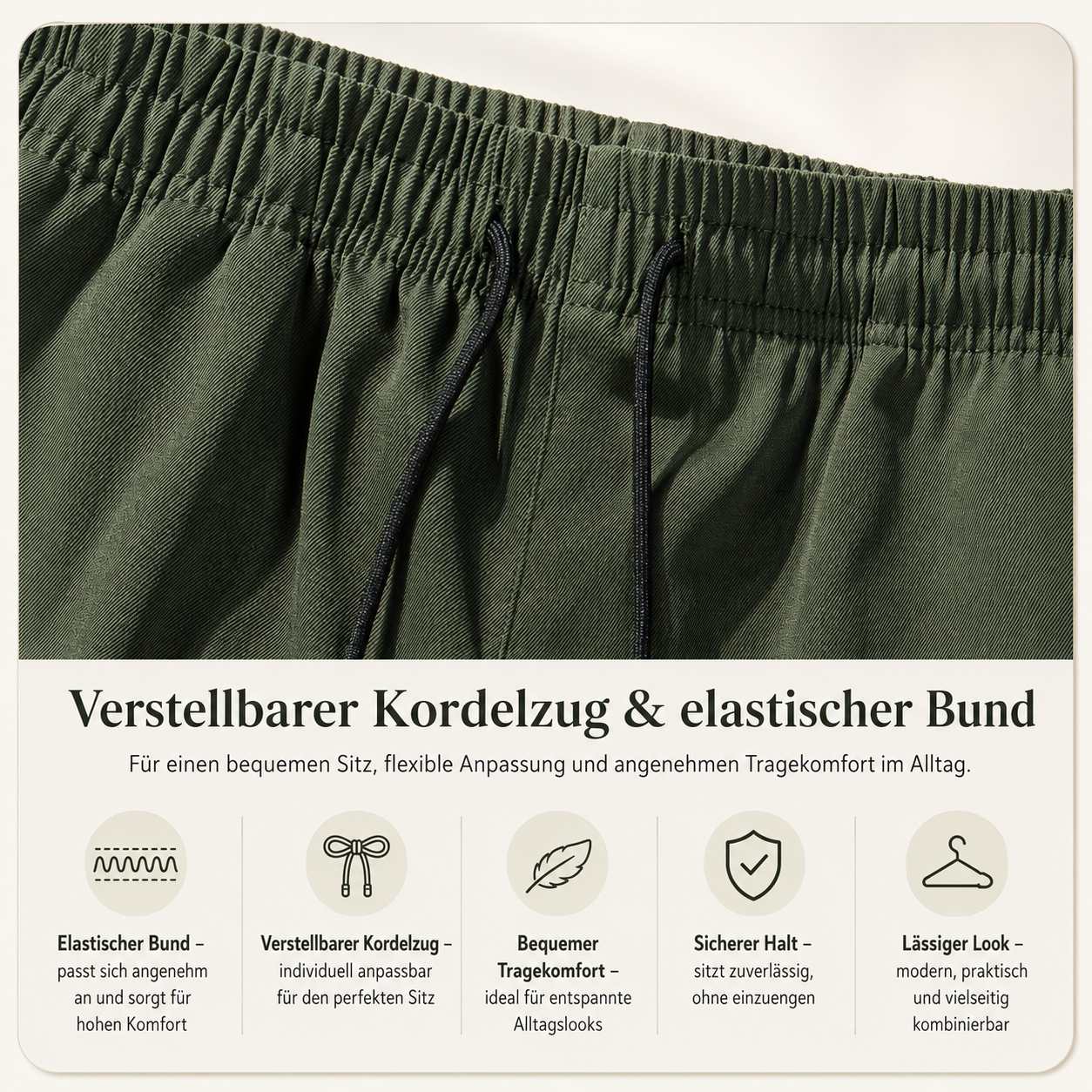 CargoFlex™ -  Herren-Cargoshorts für Sommer, Freizeit & Outdoor