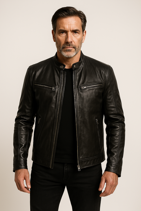 Bonnie® | Lässige Lederjacke