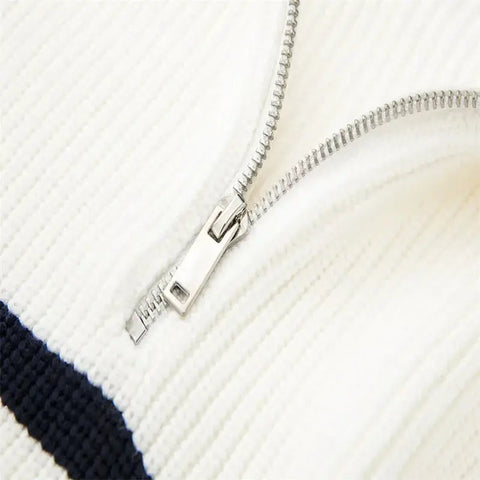 Aaron | Lässiger Pullover mit Reissverschluss