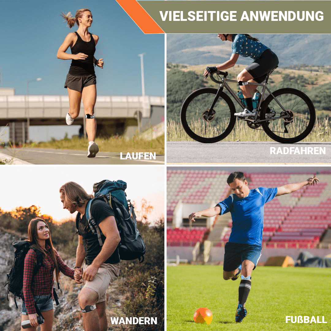 Ivoleo PatellaPro- hochwertiges Stabilisierungsband für spürbar mehr Entlastung (2er-Set)
