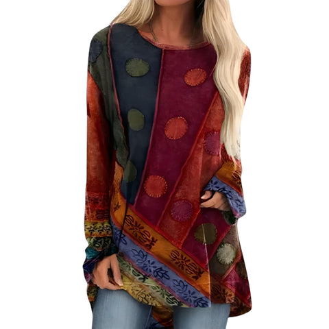 Elaria | Stylische mit Ethnischem Druck