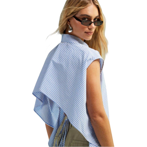 Sorella | Ärmelloses gestreiftes Top