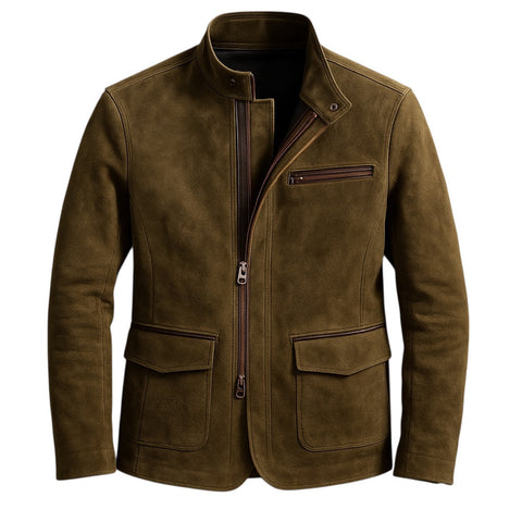 Plamen | Wildleder Jacke mit Taschen