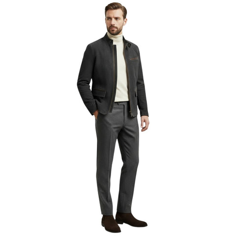 Plamen | Wildleder Jacke mit Taschen