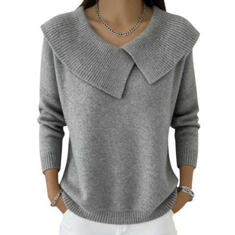 Jennifer | Strickpullover mit Kragen