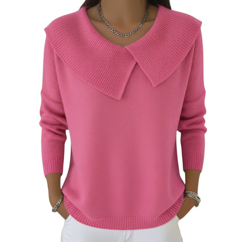 Jennifer | Strickpullover mit Kragen