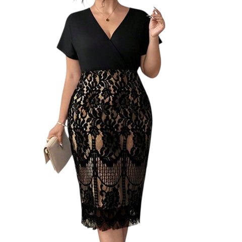 Dana | Elegantes Kleid mit V-Ausschnitt