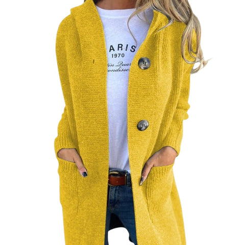 Vanessa | Eleganter langer Strickcardigan
