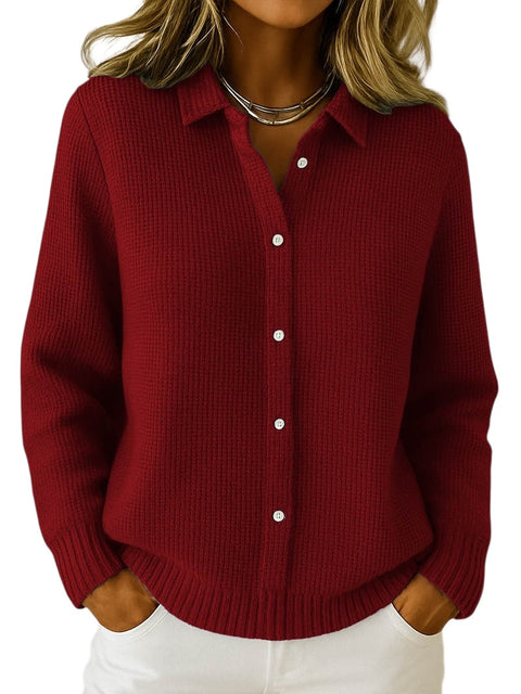 Nofar | Klassische Strickjacke mit Knopfleiste