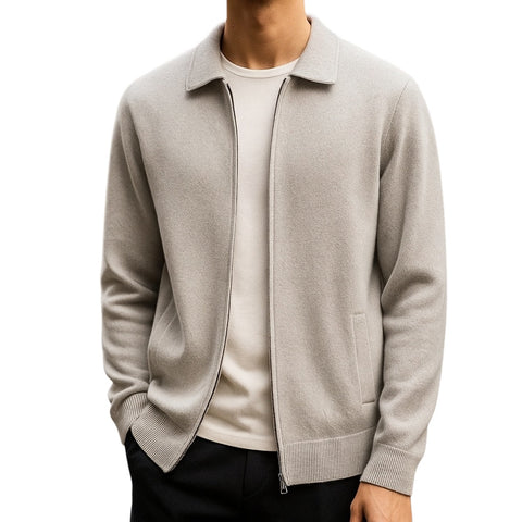 Quinton | Stilvolle Strickjacke mit Reissverschluss