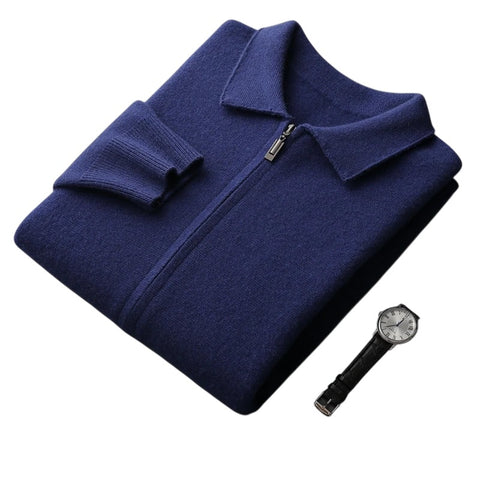 Quinton | Stilvolle Strickjacke mit Reissverschluss