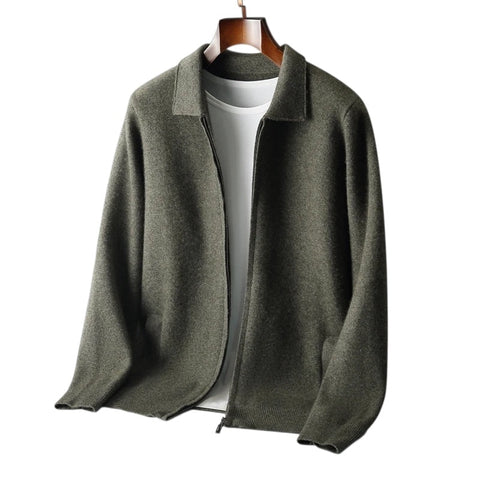 Quinton | Stilvolle Strickjacke mit Reissverschluss