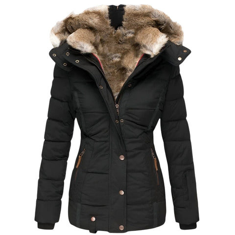 Annamarie | Stilvolle Winterjacke mit Kunstfell