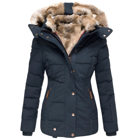 Annamarie | Stilvolle Winterjacke mit Kunstfell