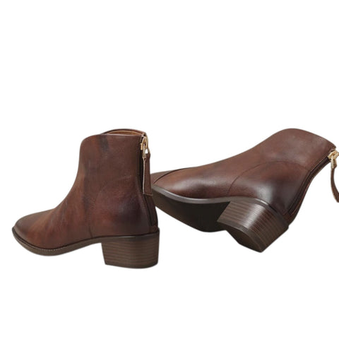 Theresa | Luxuriöse Stiefeletten mit niedrigem Absatz