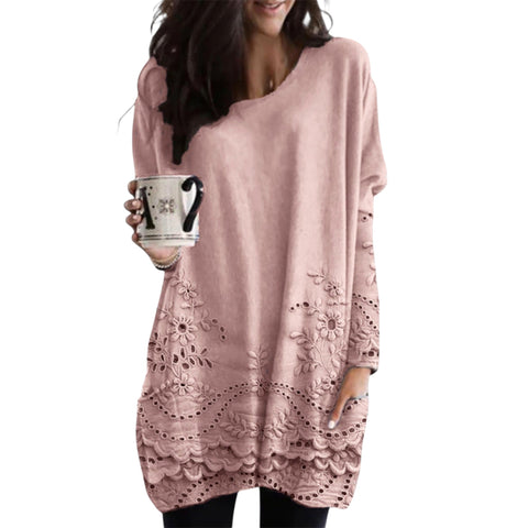 Riley | Bedruckter Pullover Mit Stickerei