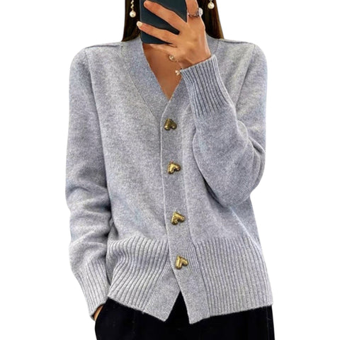 Marij | Pullover mit V-Ausschnitt im Vintage-Look